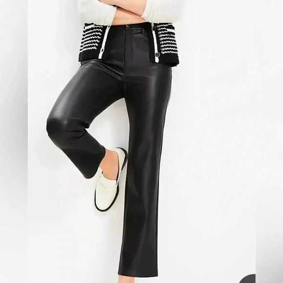 Loft Vegan Leather Pants - Picture 1 of 13